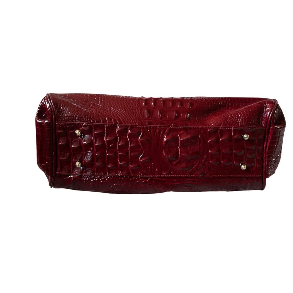 Brahmin Elisa Chianti Melbourne Red 
 Satchel – Excellent Condition - Picture 3 of 10